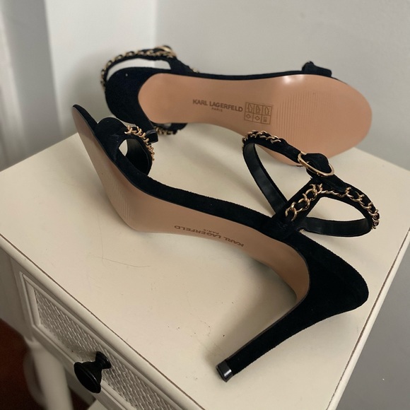 Karl Lagerfeld Paris The Daisy Suede Sandal - Picture 6 of 15